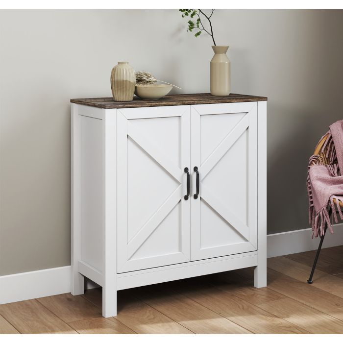 bufet-couleur-blanc-chene-rustic-80-cm-olivia