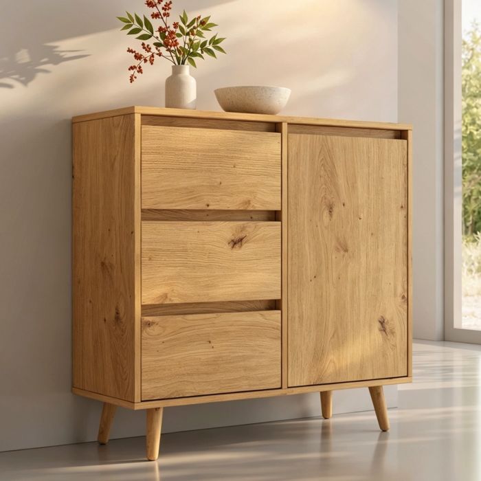 Buffet modèle Maia couleur Chêne Brisa