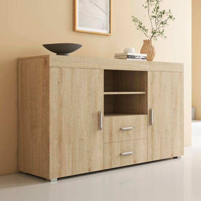 Buffet Salon modèle Roque couleur sonoma mate
