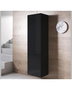 Armoire mural modèle Luke V4 (40x165cm) couleur noir