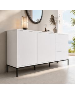 Buffet Blanc Moderne 150 cm Serena