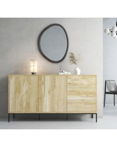 Buffet couleur Chêne Alpes 150 cm Serena