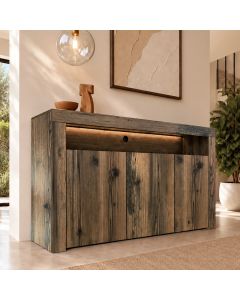 Buffet Salon modèle Aker couleur Noyer