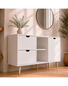 Buffet Salon modèle Leo couleur bianco opaco