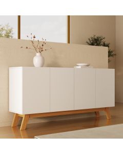 Buffet Salon modèle Siena couleur blanc mate