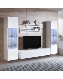 Combinaison de meubles Luke 9A blanc (2,6m)