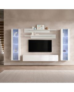 Combinaison de meubles Nora blanc modèle 8