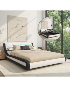 lit-coffre-design-parisina-blanc-avec-noir