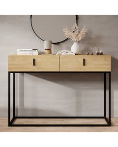 Meuble d'entrée Aron (120 cm) en couleur safir