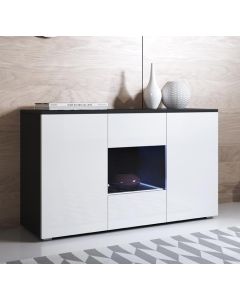 Buffet Noir et Blanc mod Luke A2 (120x72cm)