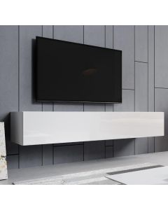 Meuble TV modèle Aitana M2 (180x30cm) couleur blanc