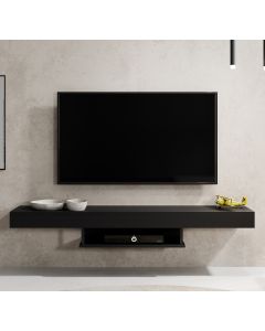 Meuble TV Aydin en en couleur noir