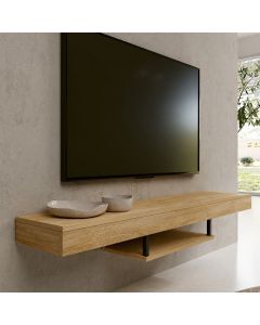 Meuble TV Aydin en en couleur sonoma