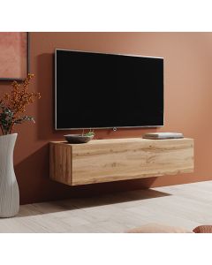 Meuble TV modèle Berit 120x30 couleur chêne mate