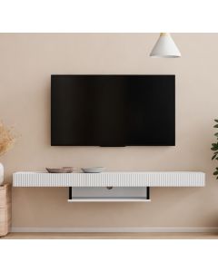Meuble TV couleur blanc 150cm Renzo