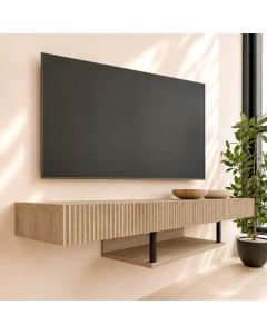 Meuble TV couleur Chêne 150cm Renzo