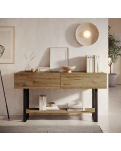 Meuble Desing d'entrée en couleur pin (139 cm)  mod.Factory R1