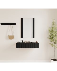 recibidor-negro-espejo-cajon-acanalado-amira