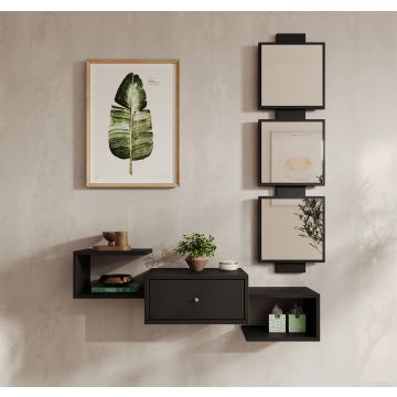 meuble-d-entree-couleur-noir-avec-tiroir-et-miroir-neo