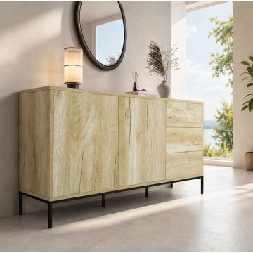 Aparador Roble Alpes Moderno 150 cm Serena