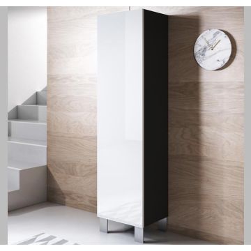 armoire-mural-luke-v4-40x165cc-pieds-aluminium-noir-blanc_1