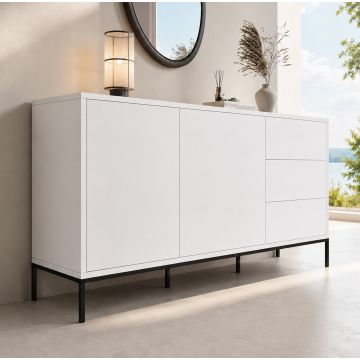 Buffet Blanc Moderne 150 cm Serena