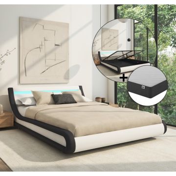 lit-coffre-design-parisina-blanc-et-noir-avec-matelas-texas