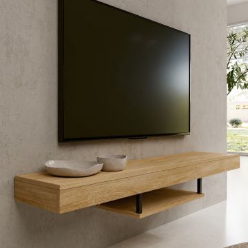 Meuble TV Aydin en en couleur sonoma