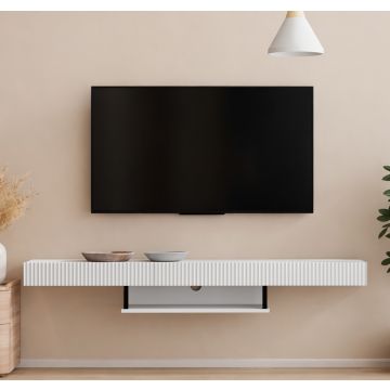 Meuble TV couleur blanc 150cm Renzo