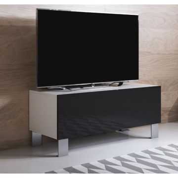 meuble-tv-luke-h1-100x30-pieds-aluminium-blanc-noir_1