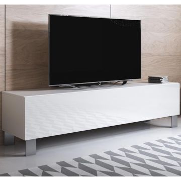 meuble-tv-luke-h2-160x30-pies-aluminium-blanc_1