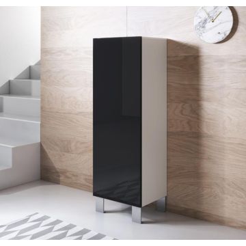 meuble-tv-luke-v1-40x126-pieds-aluminium-blanc-noir_1_1