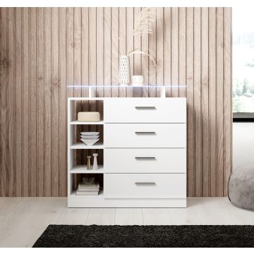 Meuble d'entrée Paola 4C blanc