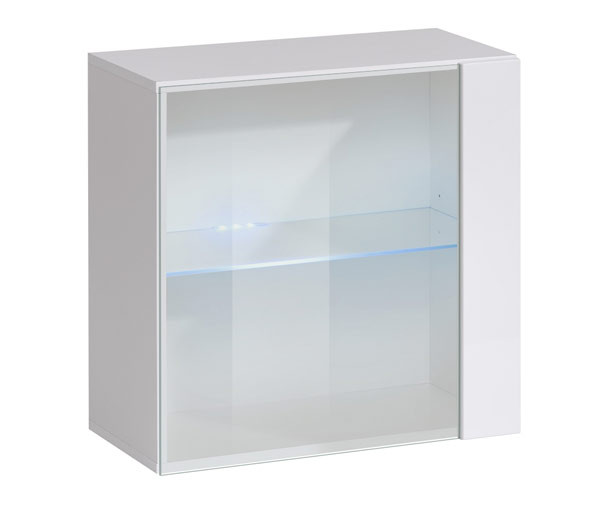Armoire Mural Modele Berit 60x60 Couleur Blanc Avec Led