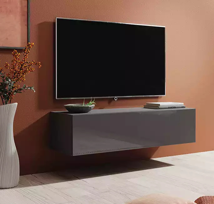 meuble tv berit h120 gris