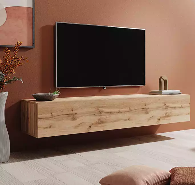 meuble tv berit h180 chene