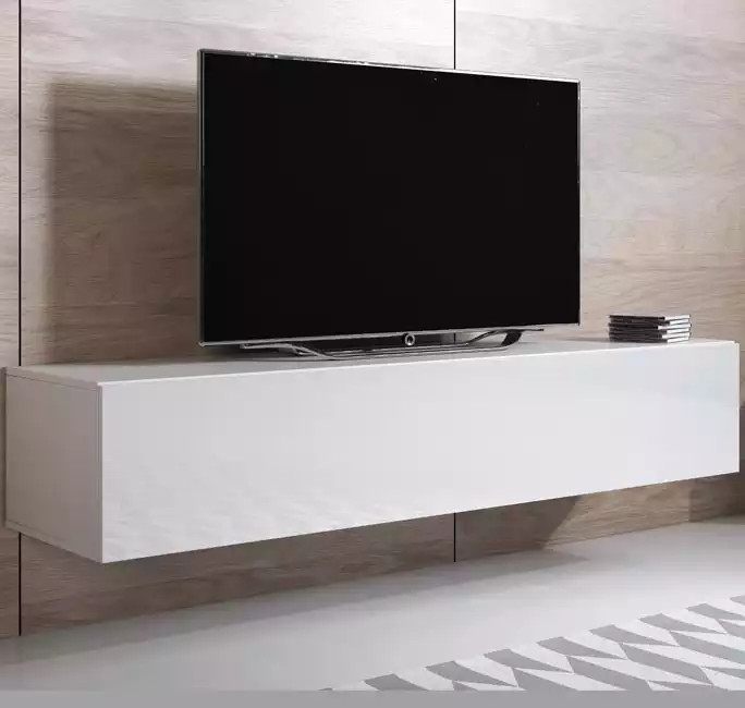 meuble tv luke h2 160x30 blanc
