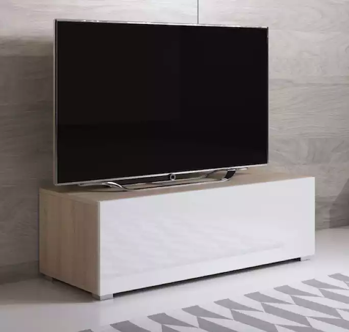 mueble-tv-luke-h1-100x30-pieds-sonoma-blanc