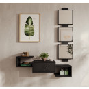 meuble-d-entree-couleur-noir-avec-tiroir-et-miroir-neo