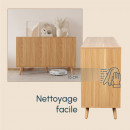 buffet-chêne-alba-120-cm-portes-cannelées-renzo