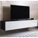 meuble-tv-luke-h2-160x30-noir-blanc