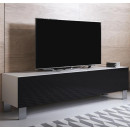 meuble-tv-luke-h2-160x30-pieds-aluminium-blanc-noir