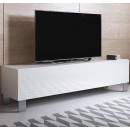 meuble-tv-luke-h2-160x30-pies-aluminium-blanc