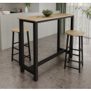 table-haute-avec-2-tabourets-noir-sonoma-120-cm-ani