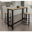 table-haute-avec-2-tabourets-noir-sonoma-140-cm-ani