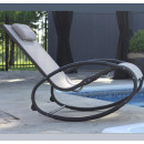 Tumbona wave Rocker - Aluminum - Cocoa