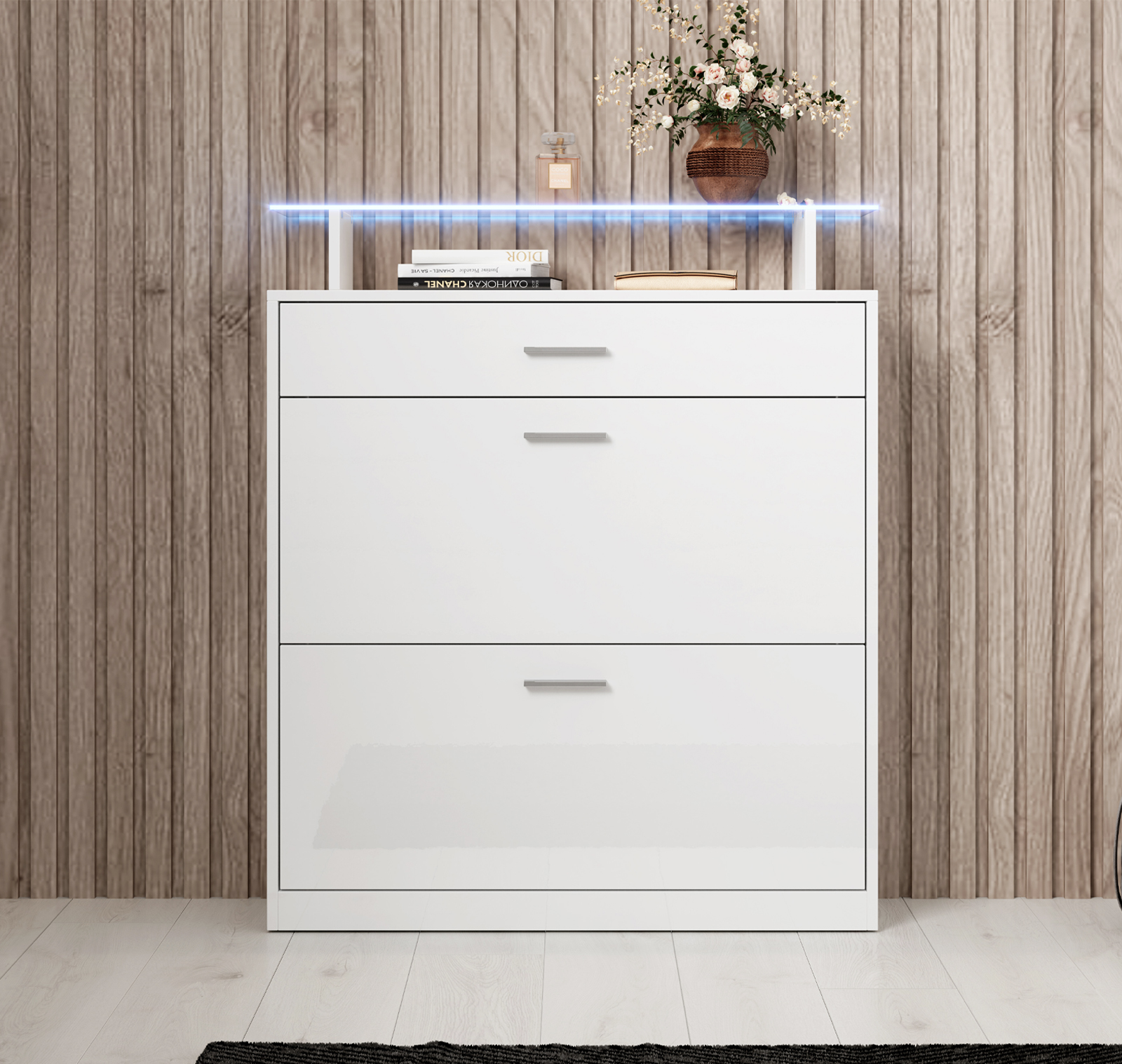 Meuble d’entrée à chaussures Blanc Mod Paola