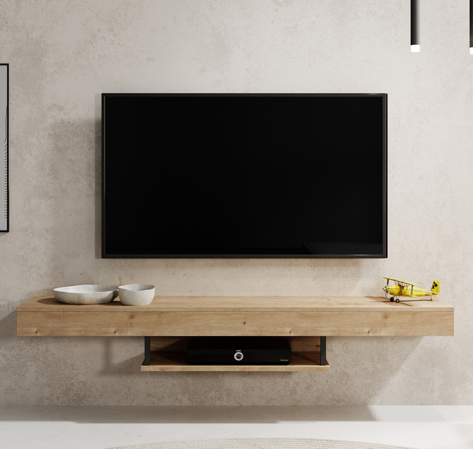 Meuble TV Aydin en en couleur safir